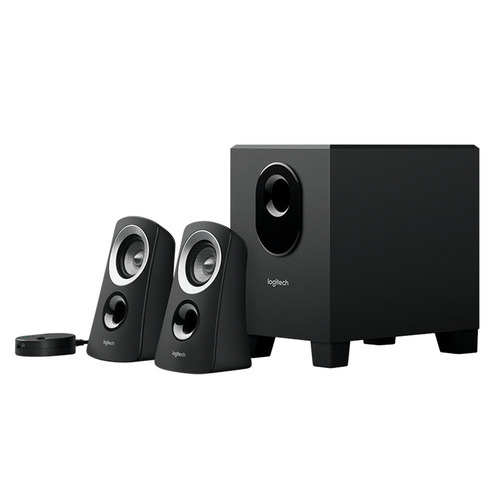 Logitech Z313, Altavoces 2.1 De Sonido Potente Y Equilibrado Voltaje 110v Color Negro