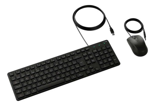 Kit Teclado E Mouse Com Fio Usb Intelbras Cci20 - Preto