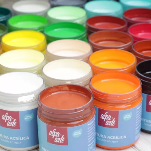 Set De 42 Pinturas Acrílicas Para Manualidades De 100 Ml