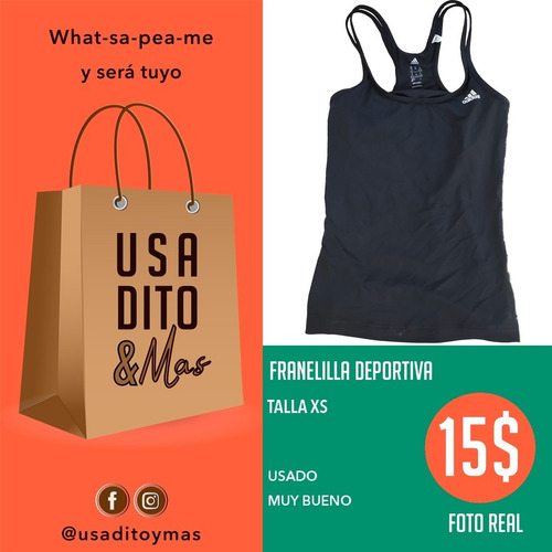 Top Franela Deportiva adidas