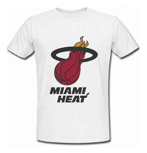 Polera,  Basketball Miami Heat Deportes Usa / Naturalking