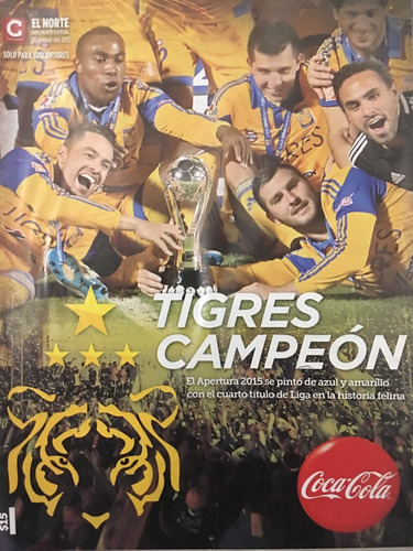 Revista Tigres Campeón Apertura 2015