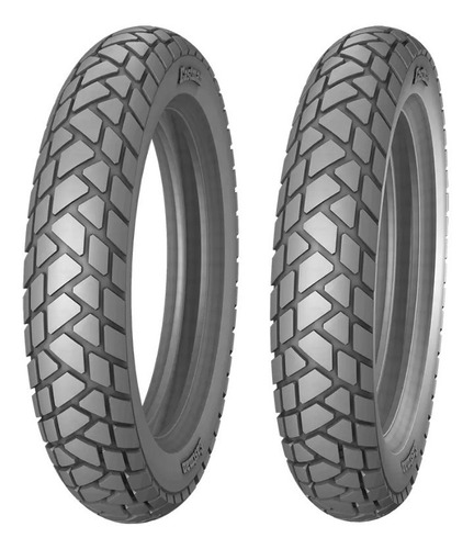 Kit Llantas 4.10-18 Y 90/90-21 Praxis 6 Capas Ey-034 Dm200