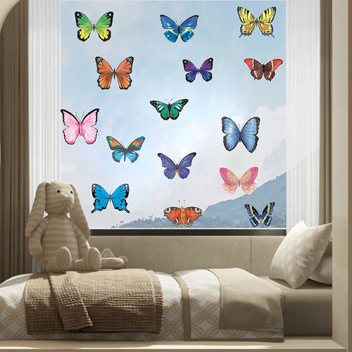 Pegatinas 3d De Colores Para Ventanas, Pegatinas Para Ventan
