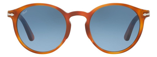 Persol Po3171s Gafas De Sol Redondas, Terra Di Gradient Blue