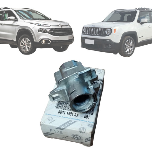 Cilindro Fechadura Porta Dianteira Fiat Toro Jeep Renegade