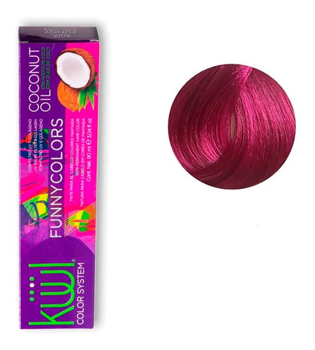 Kit Tinte Küül Color System  Funny colors tono magenta para cabello