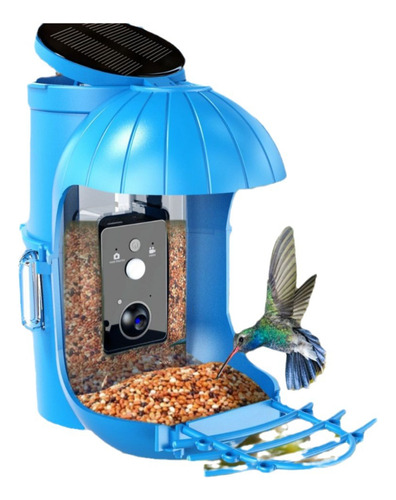 Alimentador De Aves Con Cámara Integrada,energía Solar,ai