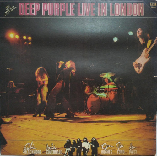 Deep Purple  Live In London Lp Impecable 1982