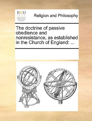 Libro The Doctrine Of Passive Obedience And Nonresistance...