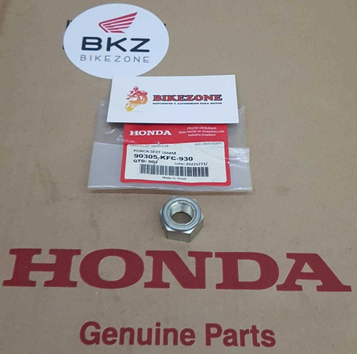 Tuerca Eje Trasero Original Honda Xr Nx Xl 200 Brasil Bkz