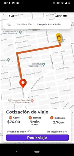 App Sistema Tipo U-b-e-r, Cabify, Didi - Renta Mensual