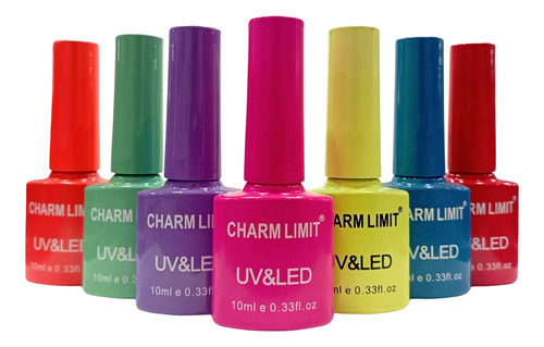 Esmalte Charmlimit Gel Semipermanente Uv Led X12