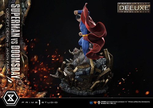 Estatua Prime 1 Studio Dc: Superman Vs Doomsday