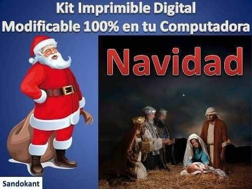 Kit Imprimible   Fiesta De Fiesta De Navidad