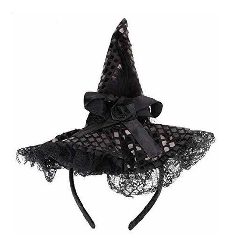 Binaryabc Bruja De Halloween Del Sombrero De La Venda Para H