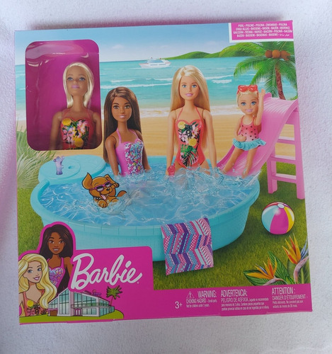 Barbie Con Piscina Mattel Nueva Fotos Reales