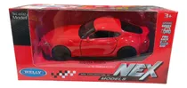 Comprar Auto De Colección Welly Nex Toyota Supra Modelo De Escala 1:34 Carrocería Metálica Abertura De Puertas Funcionamiento Pull Back Color Rojo
