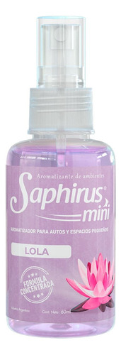 Aromatizante Saphirus Mini Textil spray lola