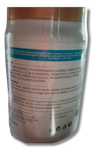 Mascarilla Capilar Reparadora Esencia Romero 1.000ml