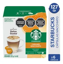 Comprar Capsulas Cafe Starbucks Caramel Macchiato Dolce Gusto X6