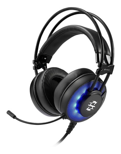 Auricular Sharkoon Skiller Sgh2 Pc Ps4 Gamer Led Azul Usb