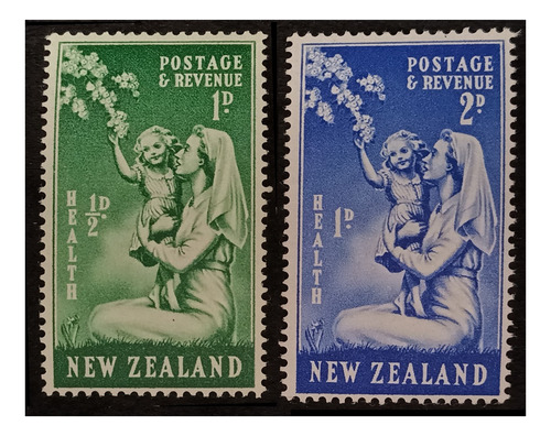 Nueva Zelanda Pro Infancia 1949 Madre Y Niño Nv. Mint Iv. 30