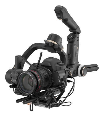 Imagem 4 de 7 de Estabilizador Gimbal Zhiyun Crane 3s Para Câmeras - Anatel