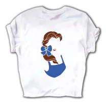 Comprar Playera De Princesa Silueta Bella La Bella Y La Bestia