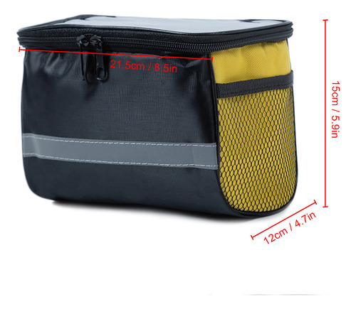 Bolsa De Manillar Cycle, Bolsa Frontal De Gran Capacidad, La