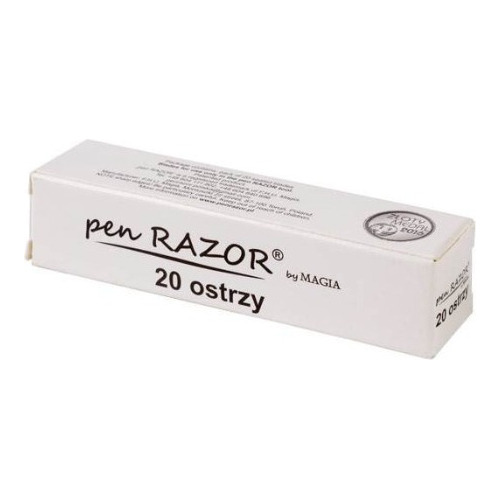 20 Filos Hojas De Repuesto Razor Pen Lapiz Navaja Barberia