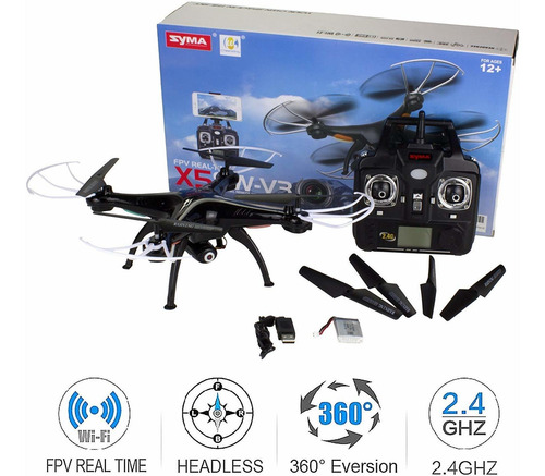 Cheerwing Syma X5sw-v3 Wifi Fpv Drone Quadcopter 2.4ghz Rc A