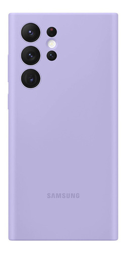 Case Samsung Galaxy S22 Ultra Silicone Cover Original Violet