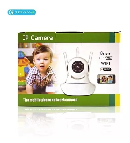 Camera Sem Fio Hd Wifi Noturna Baba Eletronica Microfone