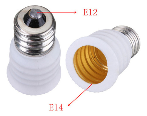 Soporte Conversor De Adaptador De Bombilla E12 A E14