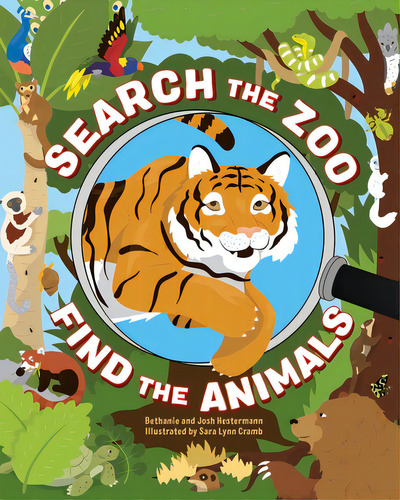 Search The Zoo, Find The Animals, De Hestermann, Bethanie. Editorial Rockridge Pr, Tapa Blanda En Inglés