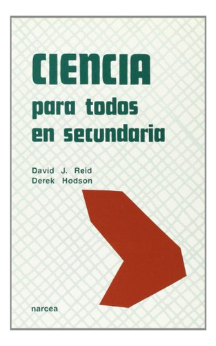 Libro Ciencia Para Todos En Secundaria De David J Reid Derek