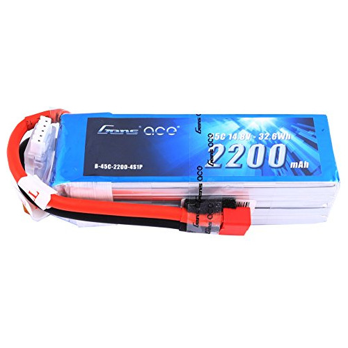 Batería Lipo Gens Ace 14.8v 2200mah 45c 4s Con Enchufe Deans