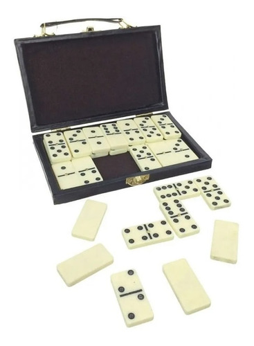 Juego De Domino Mini Maletín Con Fichas Doble 6