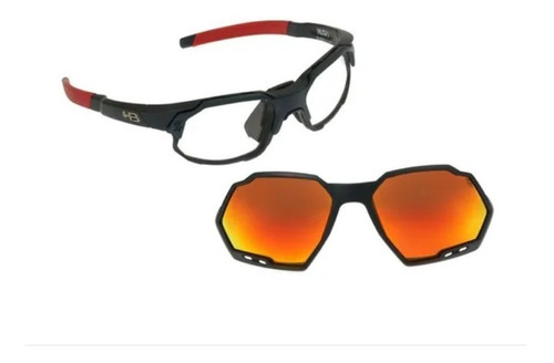 Óculos Hb Rush Matte Navy Multi Red P/ Uso Com Grau