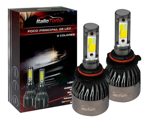 Kit Focos Led Hid Luxor 2 Caras 3 Colores Azul /blanco/ámbar