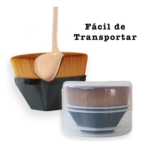 12 Piezas De Brocha Kabuki Para Base Maquillaje Con Estuche