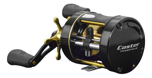 Carretilha Pesca Pesada Caster Power Plus 400 Lado Esquerdo