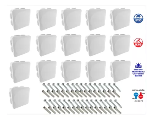 Tapa con tornillos para registro electrico de 200x200