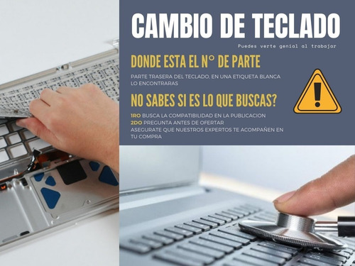Imagen 2 de 6 de Teclado Dell 14v N4010 N4020 M5030 N4030 N5030 M5030