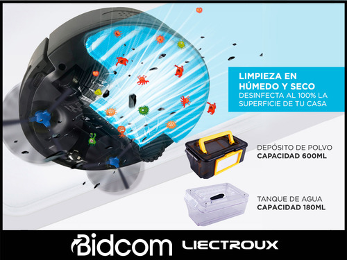 Repuesto Depósito De Agua Aspiradora Robot Liectroux Zm-002