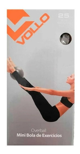 Imagem 1 de 3 de Bola Pilates Pequena 25cm  Vollo Yoga Pvc  Fisiofit  Pilates