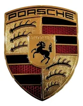 Comprar Porsche, Emblema Porsche Brasão De Capô Comemorativo 75 Anos