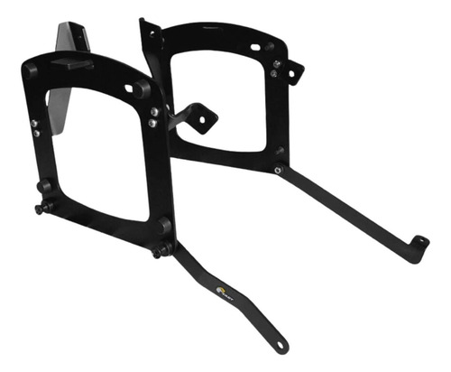Kit Baú Lateral Alumínio Preto Honda Nc750x Mt/ Dct +suporte