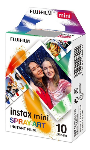 Film Pack Instax Mini Spray Art (10 Fotos X Caja)